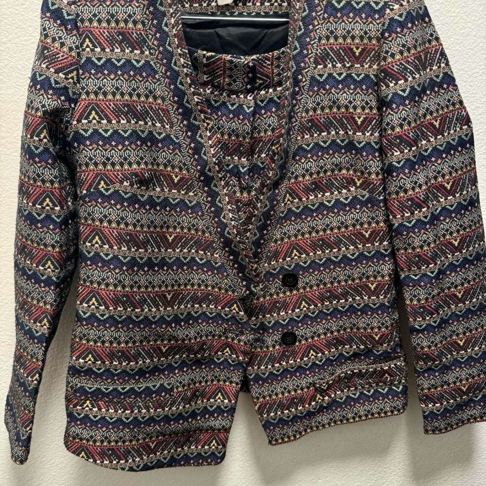 BCGeneration Blazer with shorts Colorful Patterned